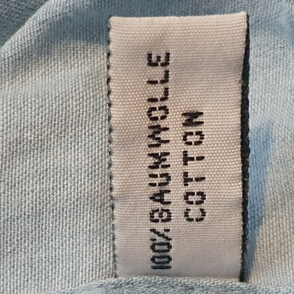 Chest 50-52" Collar 41-42cm Denim Short Sleeve Shirt - Picture 10 of 11